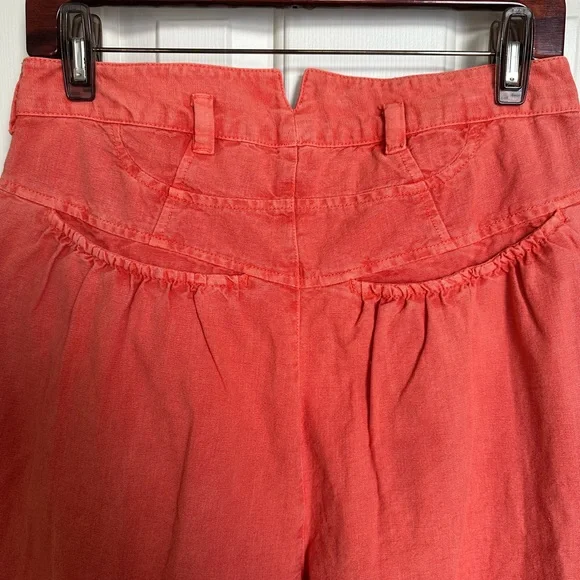 NWT Free People Sweet Talk Red Mango Chino Pants- Size 8 - Picture 6 of 11